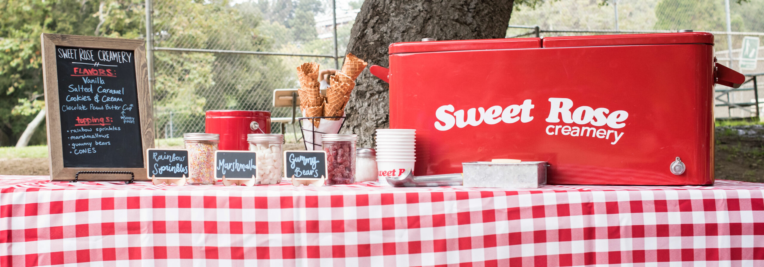 Vintage-Cooler-Set-Up Sweet Rose Creamery's Vintage Cooler Set-Up