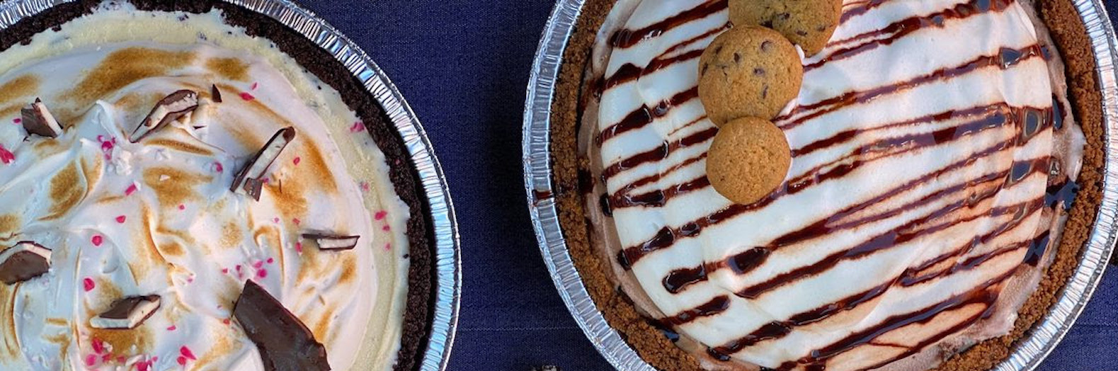 A Variety of Thanksgiving Ice Cream Pies